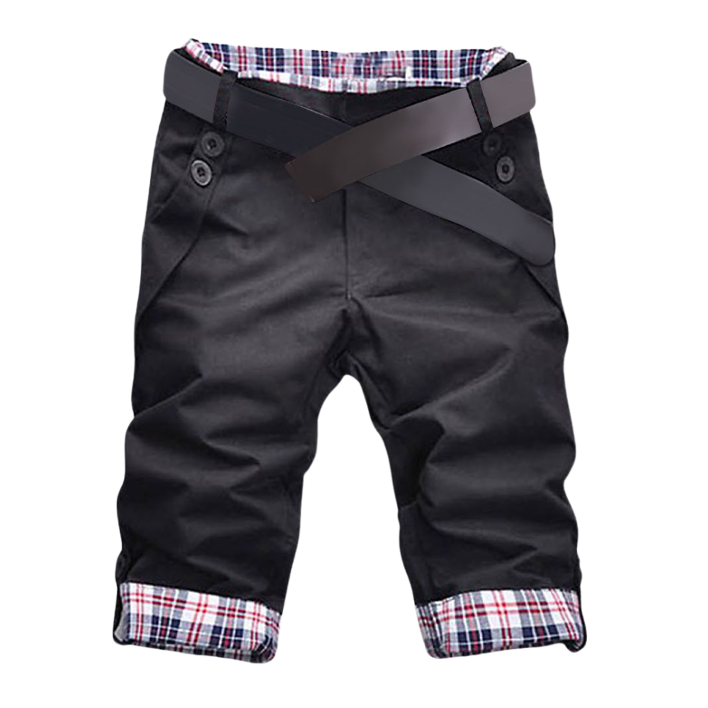 Elegant Cargo Shorts for menn
 -Svart/MSvart/LSvart/XLSvart/XXLSvart/3XL - Ozerty