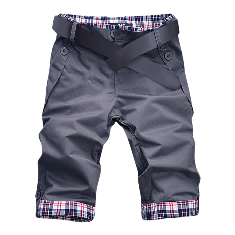 Elegant Cargo Shorts for menn
 -Grå/MGrå/LGrå/XLGrå/XXLGrå/3XL - Ozerty