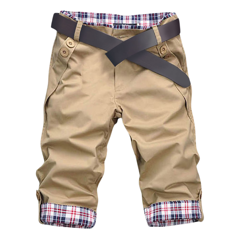 Elegant Cargo Shorts for menn
 -Khaki/MKhaki/LKhaki/XLKhaki/XXLKhaki/3XL - Ozerty