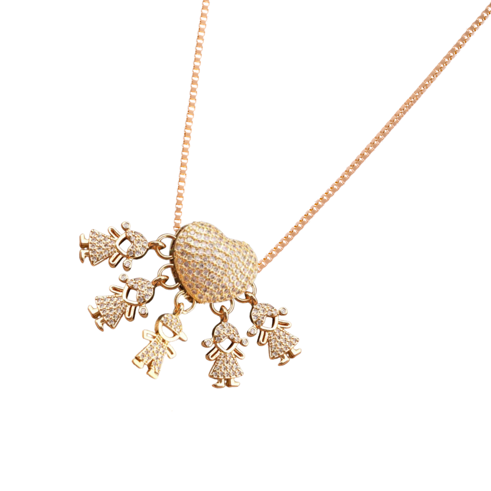 Elegant Mamma sjarmkjedet
-1 gutt 4 jenter - Ozerty