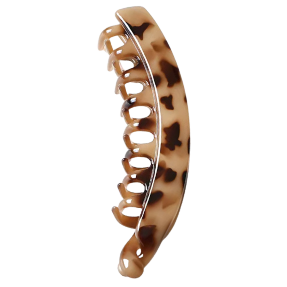 Elegant Hestehalehårspenne -Beige Skilpaddeskall - Ozerty