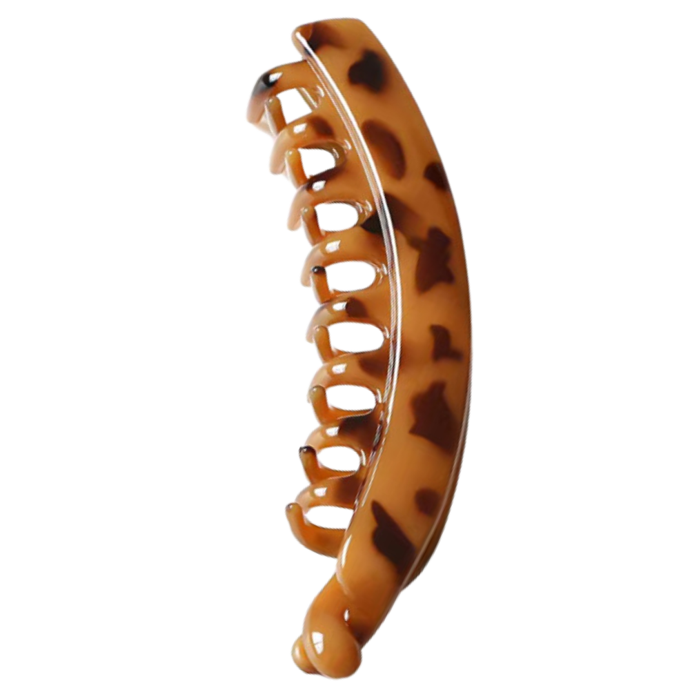 Elegant Hestehalehårspenne -Kaffe Skilpaddeskall - Ozerty