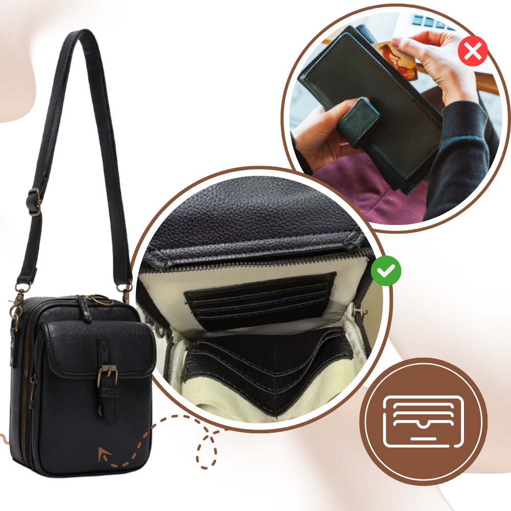 Vintage Alt-i-Èn Crossbody-Veske - Ozerty