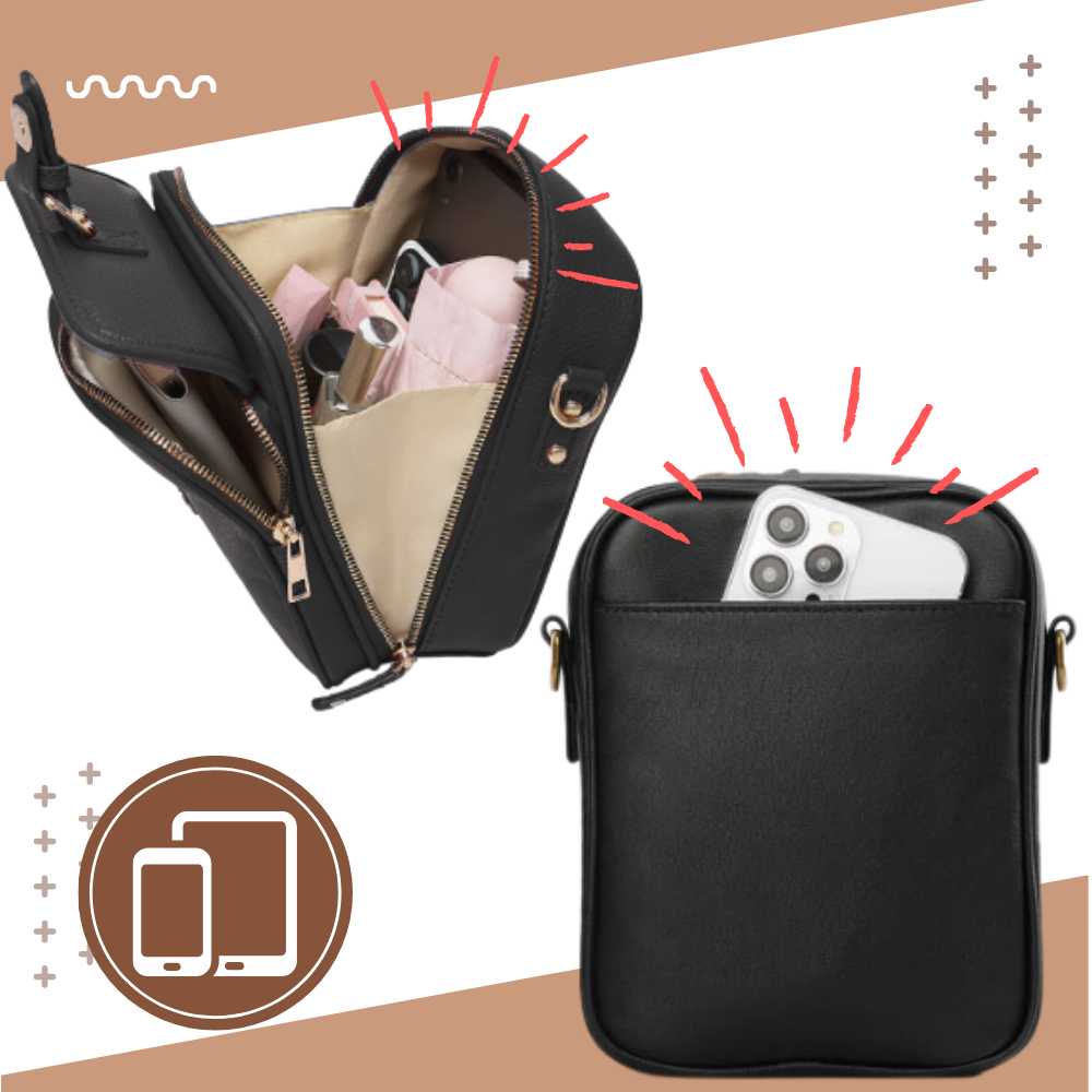 Vintage Alt-i-Èn Crossbody-Veske - Ozerty