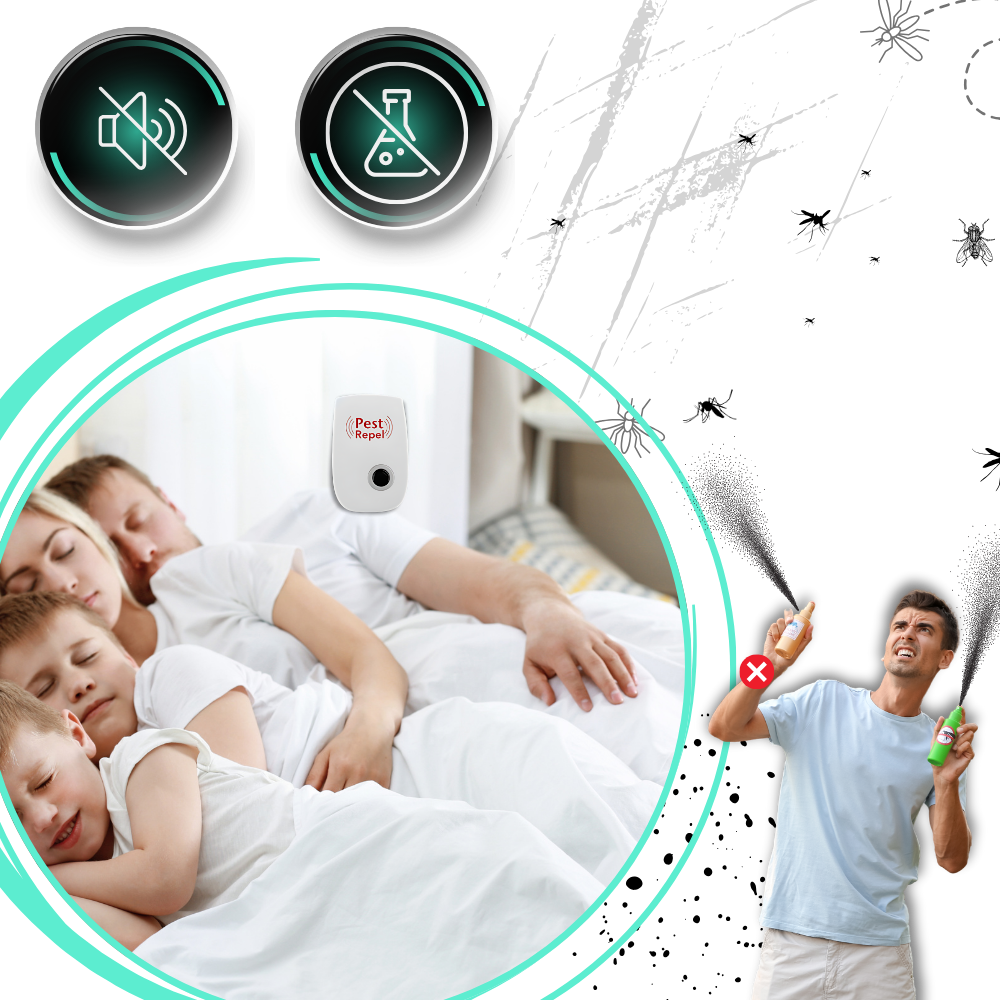 Energieffektiv ultrasonisk skadedyrmiddel
- Ozerty