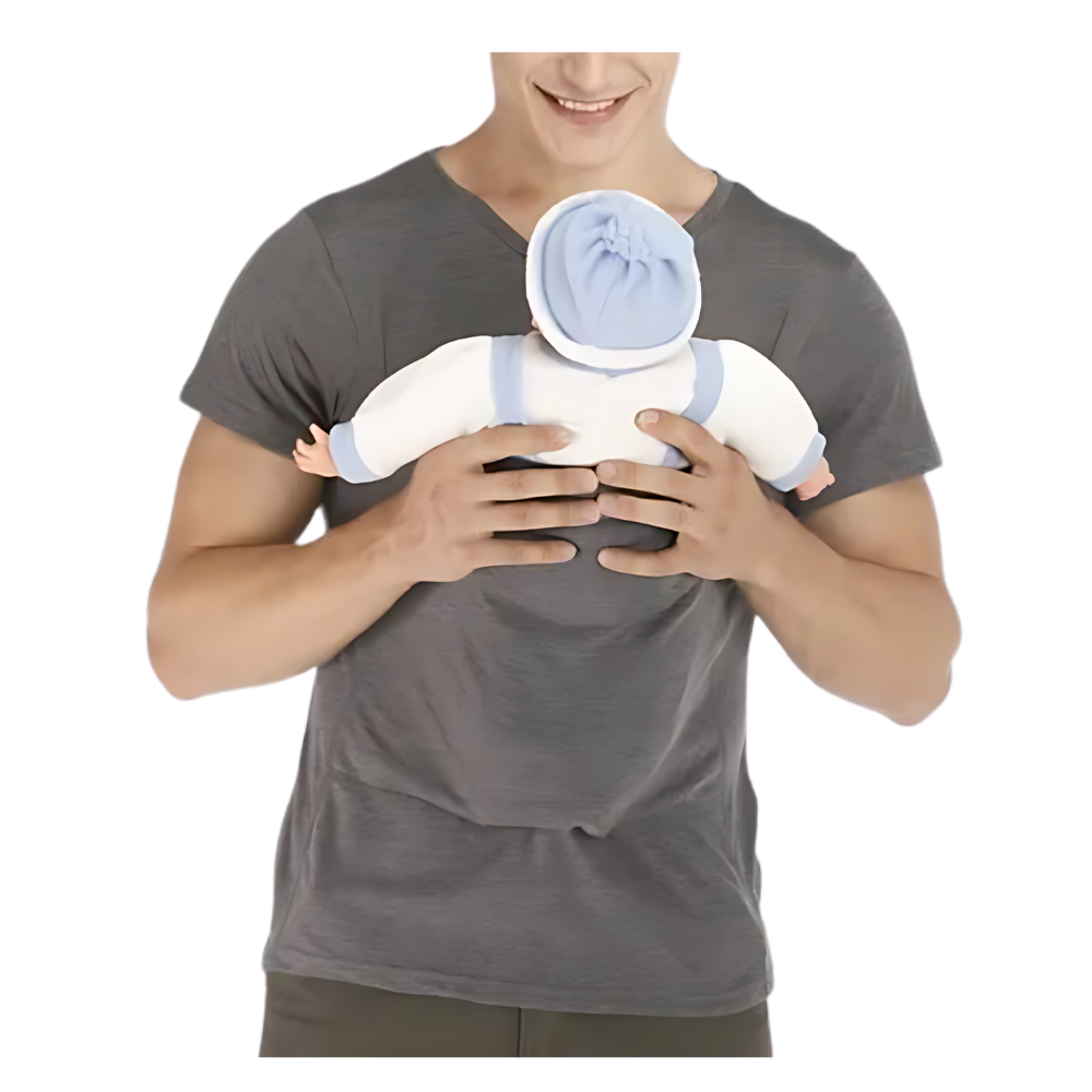 Ergonomisk og fasjonabel t-skjorte med kenguru-lomme
 -Grå/M MannGrå/L MannGrå/XL MannGrå/XXL MannGrå/3XL MannGrå/4XL MannGrå/5XL Mann - Ozerty