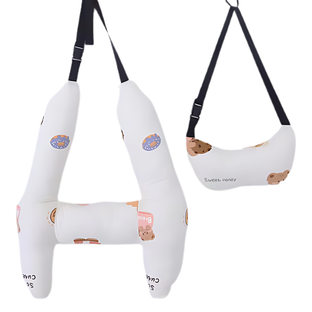 Nakkepute med ergonomisk støtte på reise
 -Bjørnblå - Ozerty