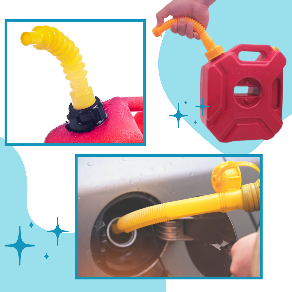 Forlengende erstatningstuten for bensinkanne - Ozerty