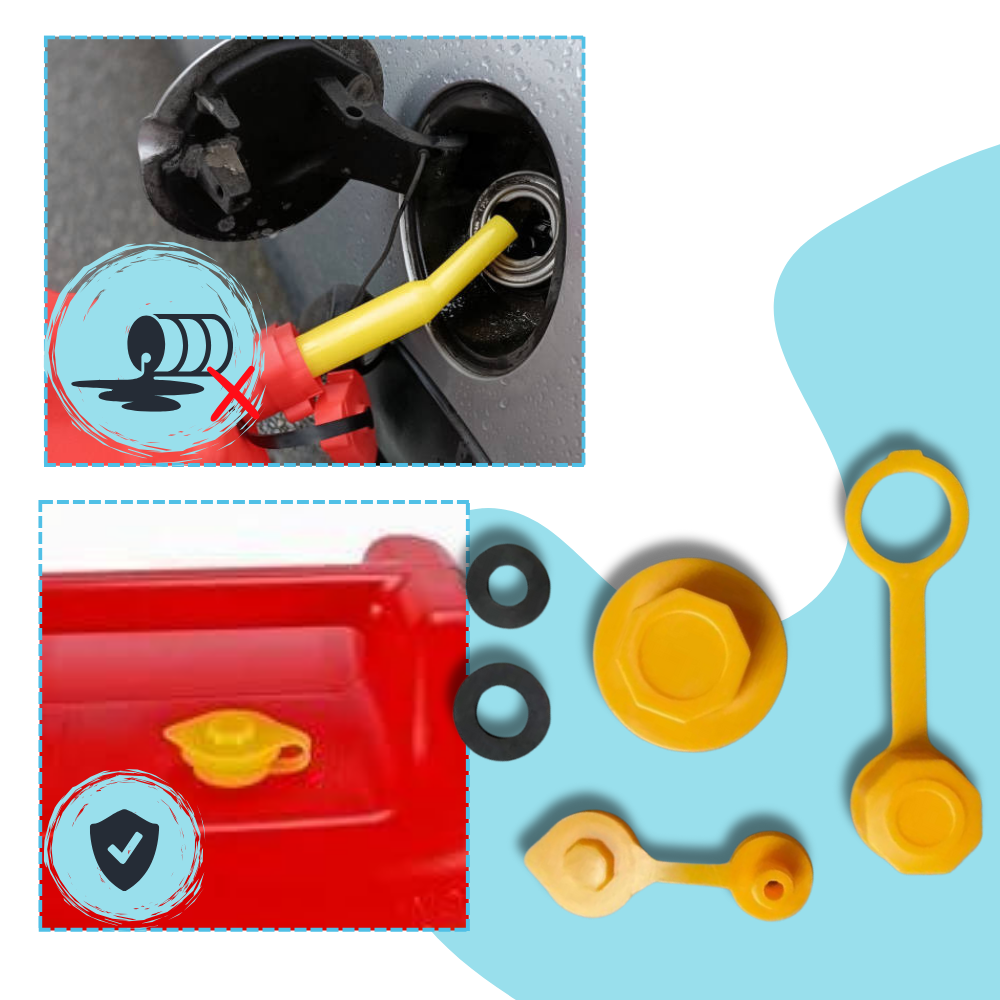 Forlengende erstatningstuten for bensinkanne - Ozerty