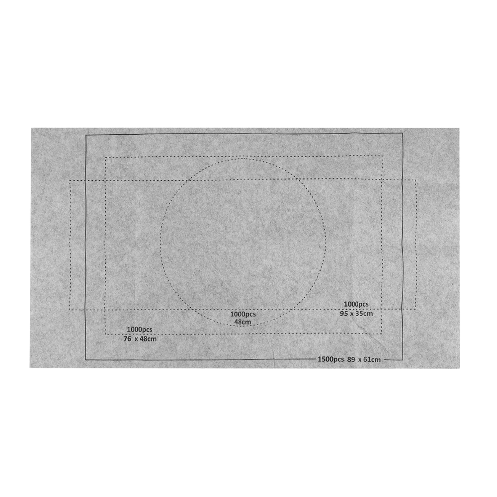 Sammenrullbar Puslespillmatte I Filt -Grå - Ozerty