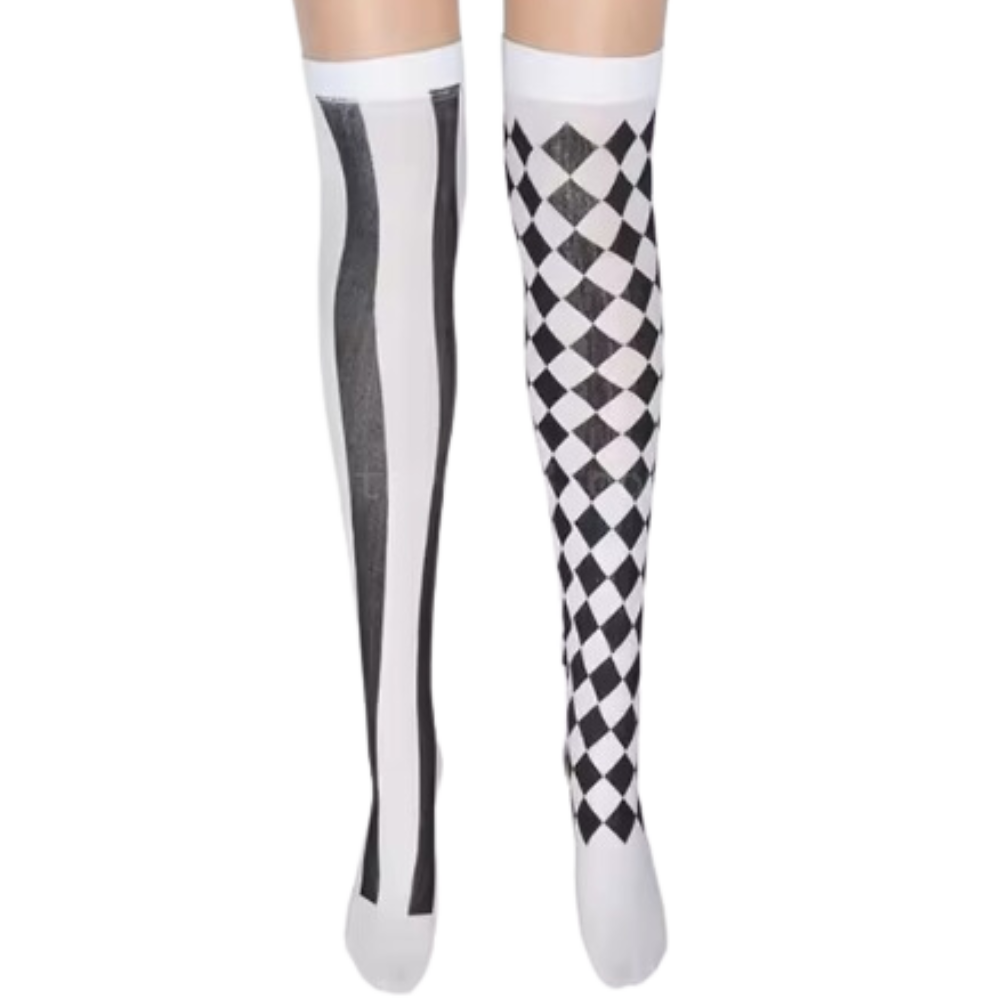 Halloween Kompresjonssokker med Festlig Design
-Rutete - Ozerty