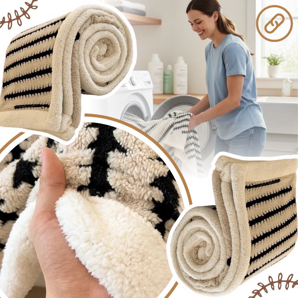 Fluffy Jacquard Vinterteppe - Ozerty