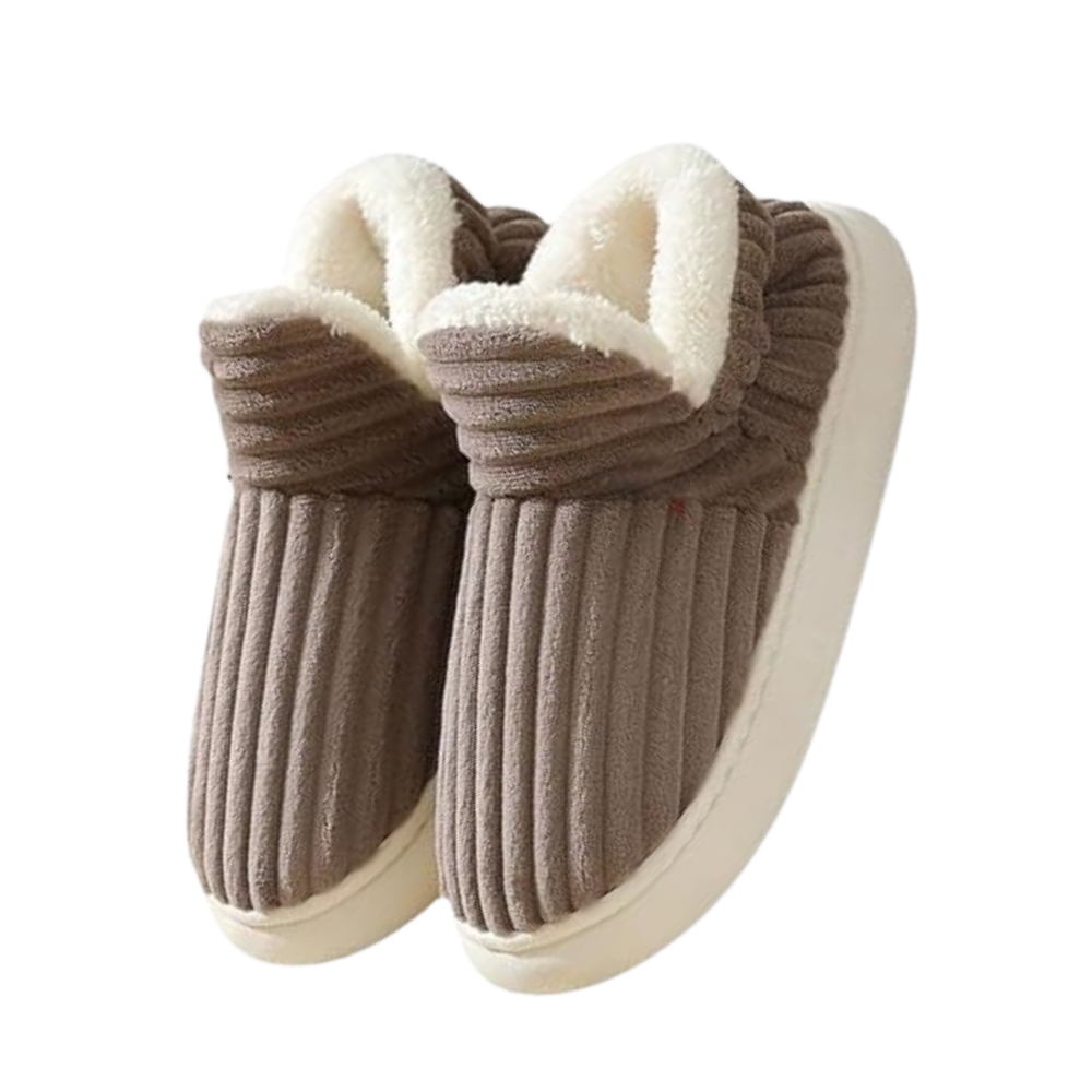 Fluffy Hjemmetøfler I Plysj