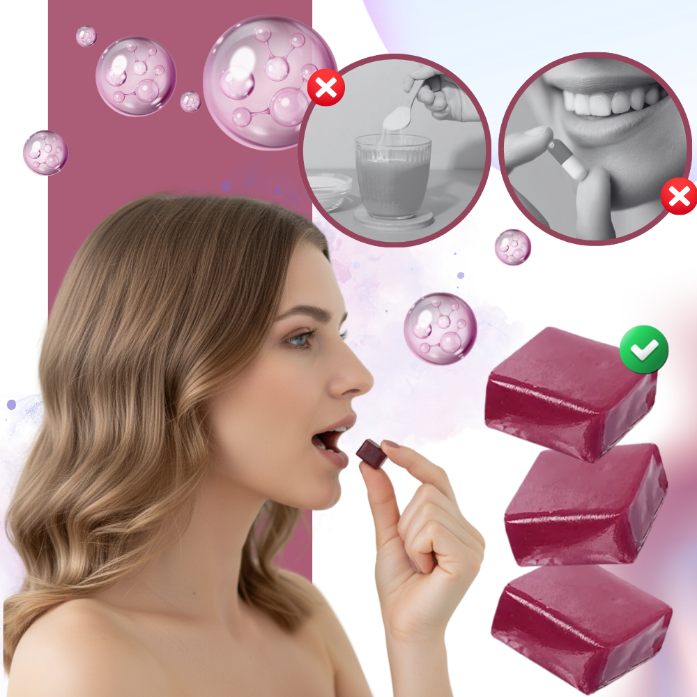 Fruktig Biotin-Vingummi for Håret - Ozerty