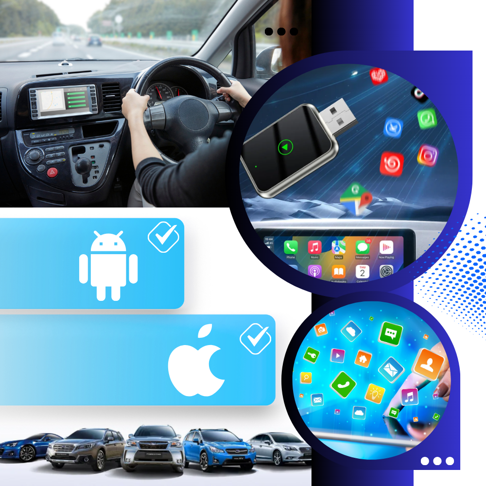 Funksjonell og Praktisk Trådløs CarPlay - Ozerty