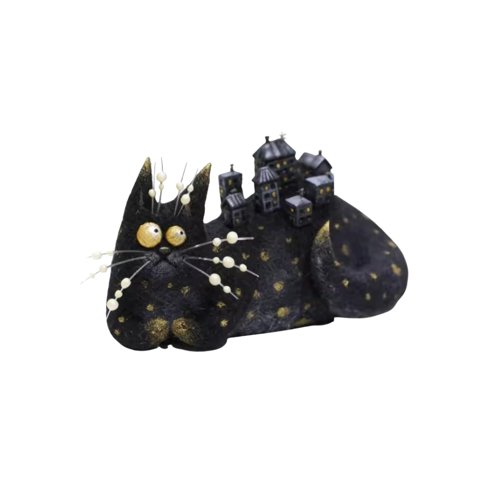 Morsom, Uflidd Dekorasjonskatt -Katteby - Ozerty