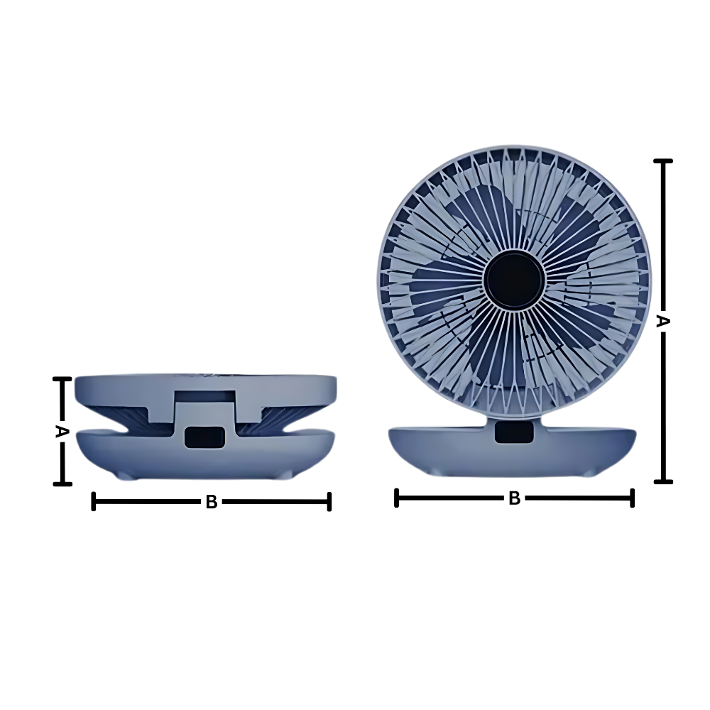 Skånsom luft bærbar vifte
- Ozerty