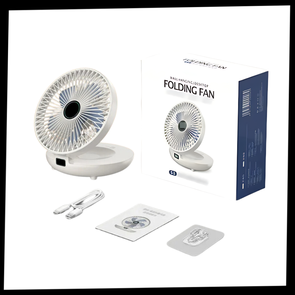 Skånsom luft bærbar vifte
- Ozerty