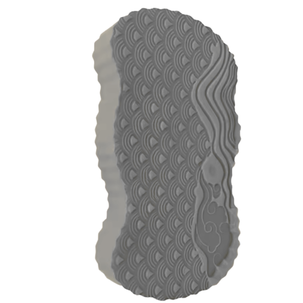 Skånsom Eksfolierende Badesvamp -Grå - Ozerty