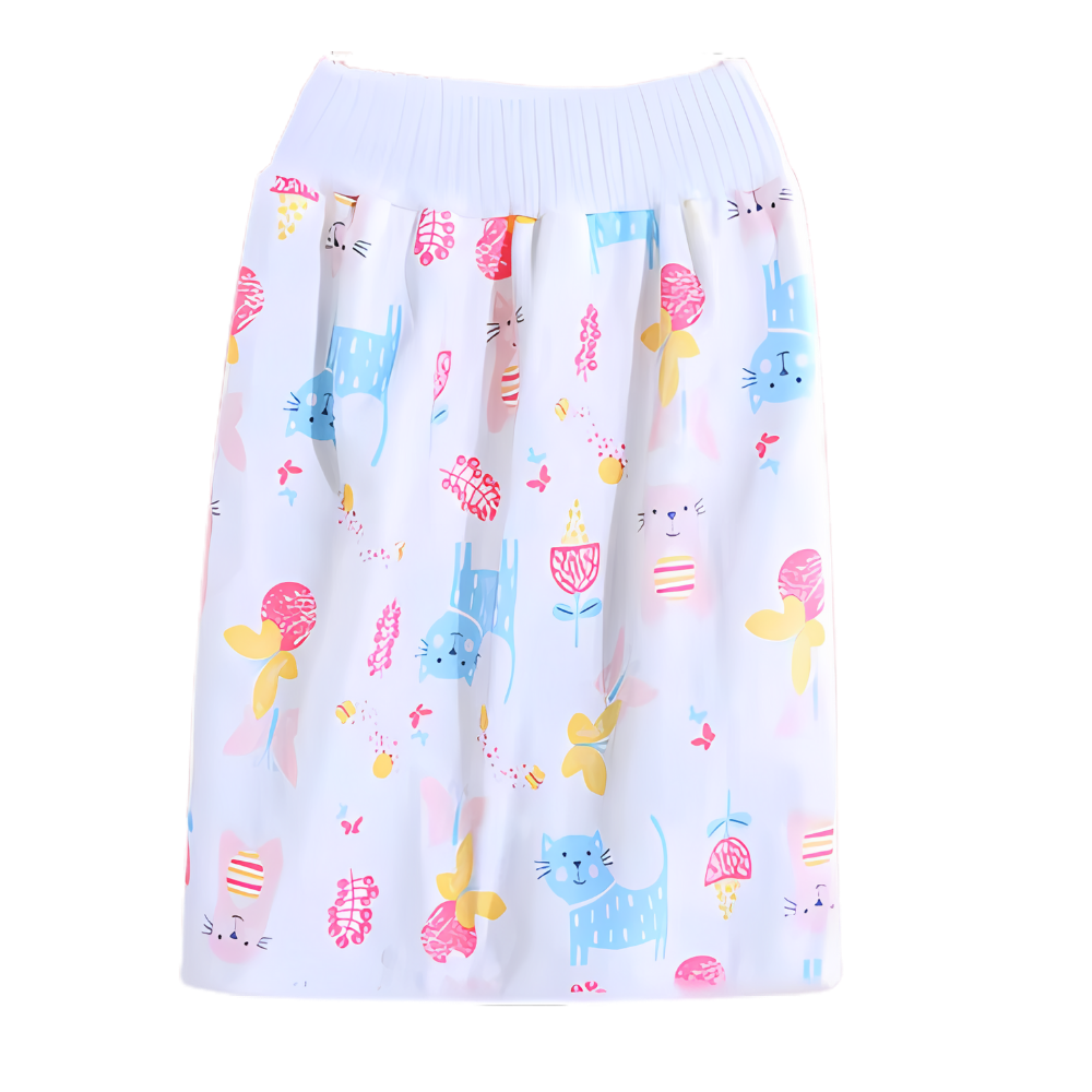 Myke og Skånsomme Lekkasjesikre Tøybleier
-Rosa Katt - Ozerty