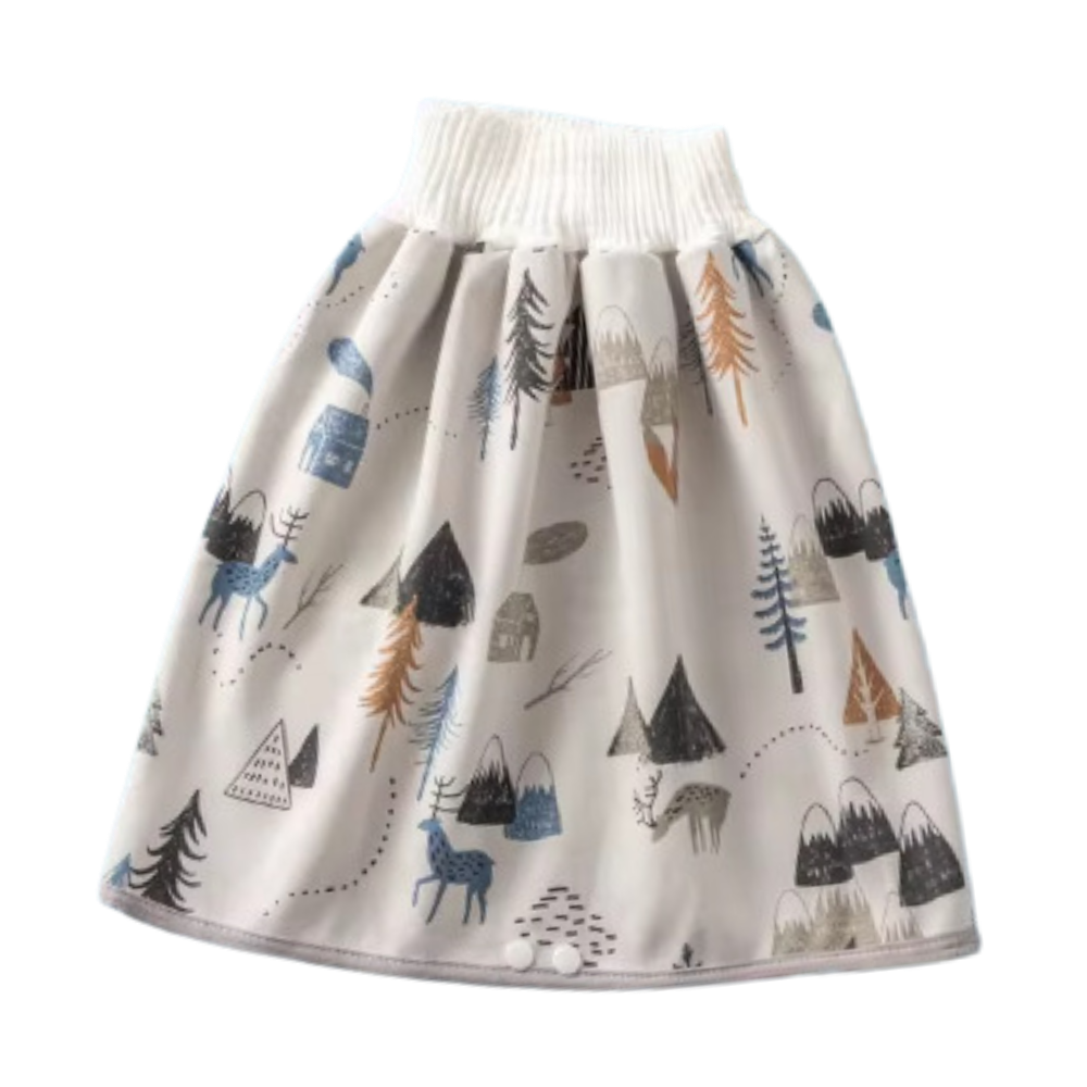 Myke og Skånsomme Lekkasjesikre Tøybleier
-Snødekt Skog - Ozerty