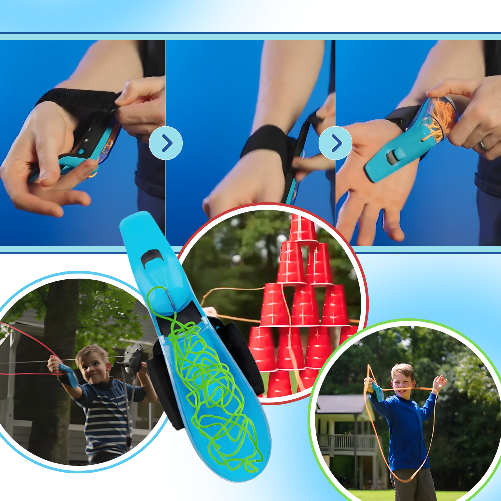 Selvlysende Edderkoppnett-Leke - Ozerty