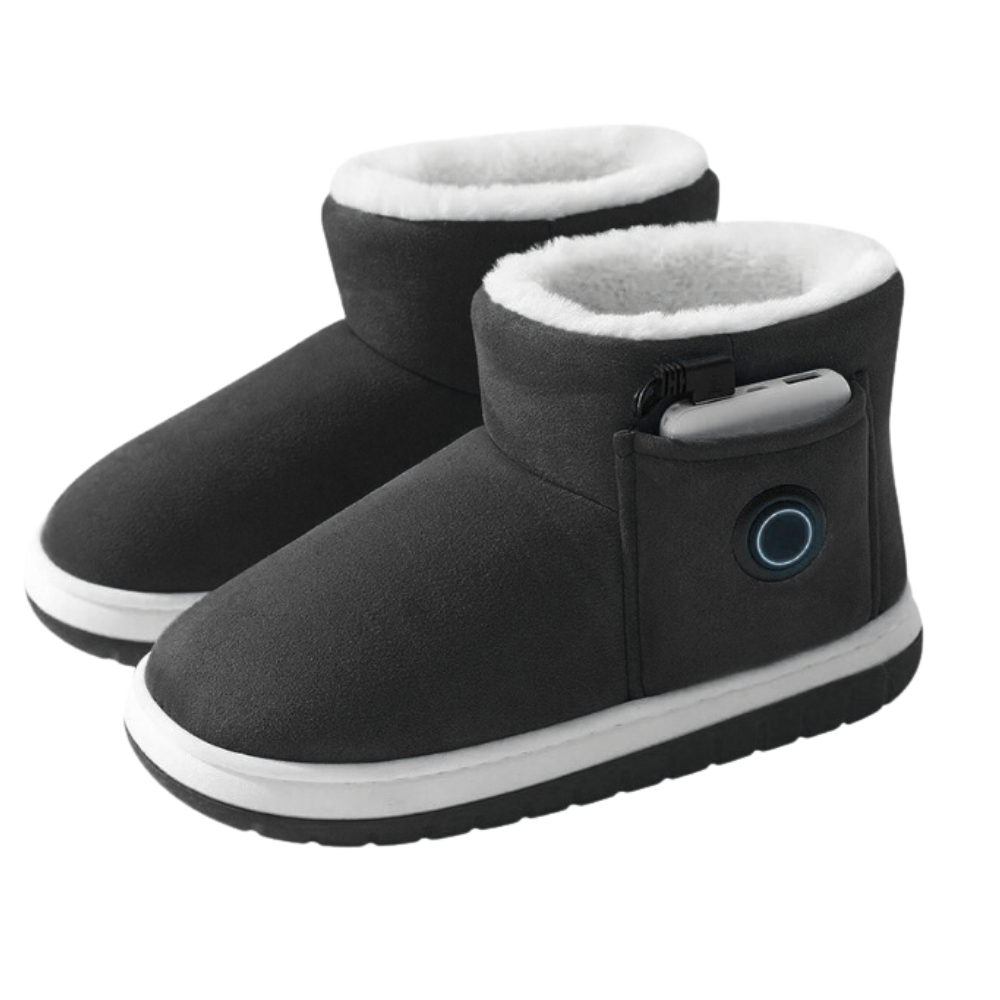 Grafen-oppvarmede Bomullssko -Sort - Ozerty