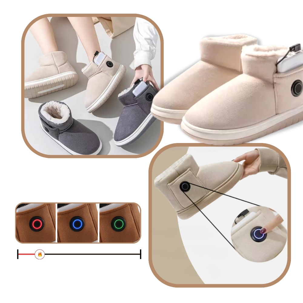 Grafen-oppvarmede Bomullssko - Ozerty