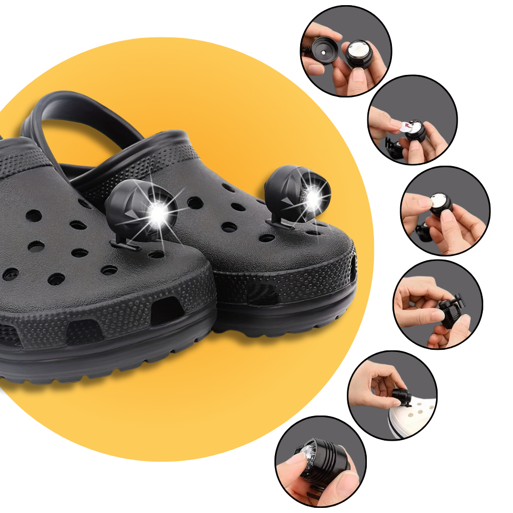 Håndfrie Vanntette Crocs-Lys - Ozerty