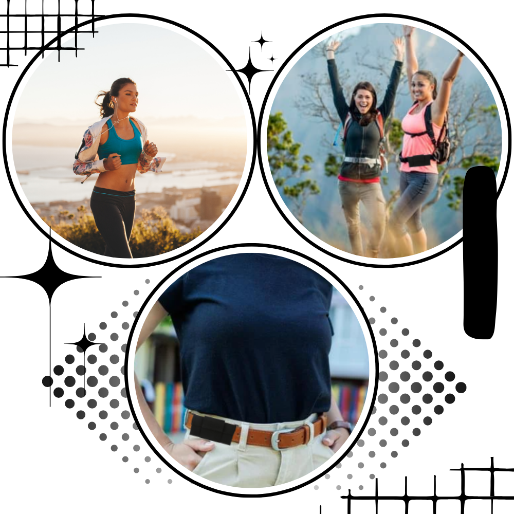 Håndfri belteveske for mobiltelefon - Ozerty