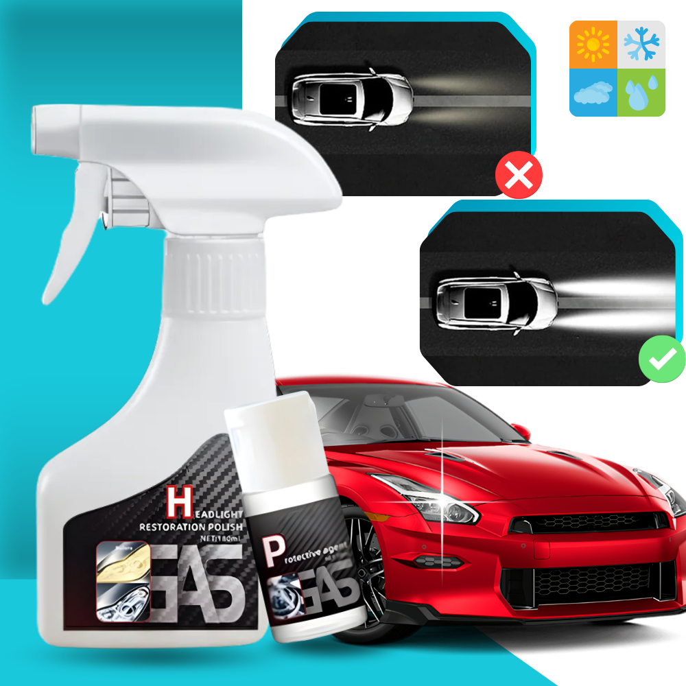 Frontlyktrenser og Belegg-Restaureringssett - Ozerty