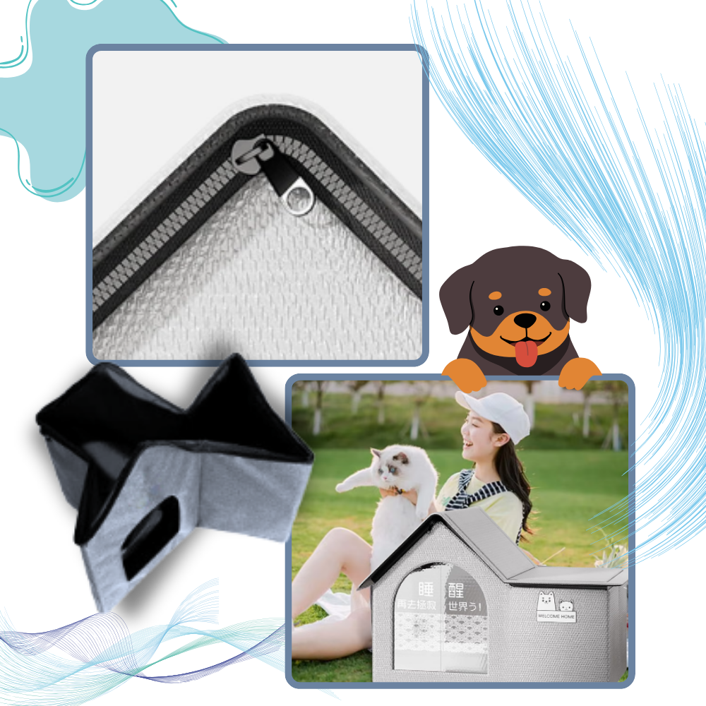 Isolerte og Varmereflekterende Kjølige Kattehus
- Ozerty