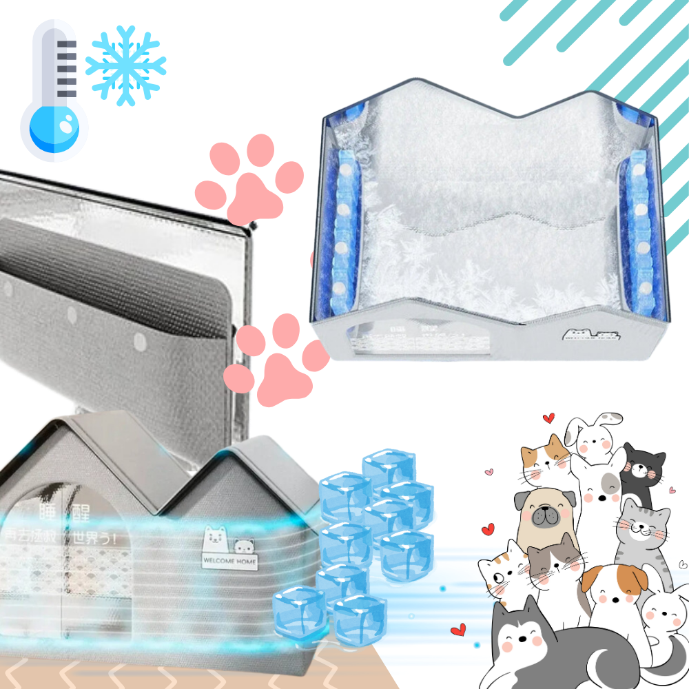 Isolerte og Varmereflekterende Kjølige Kattehus
- Ozerty