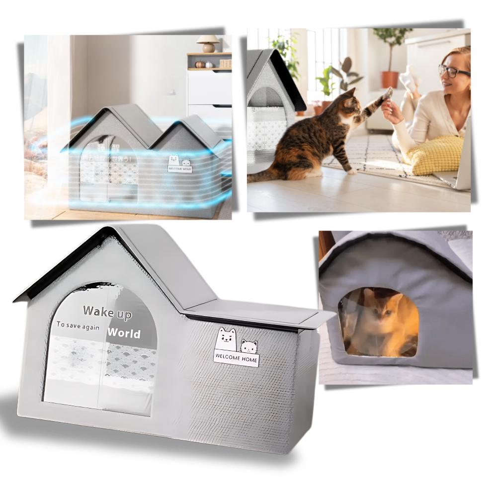 Isolerte og Varmereflekterende Kjølige Kattehus
- Ozerty