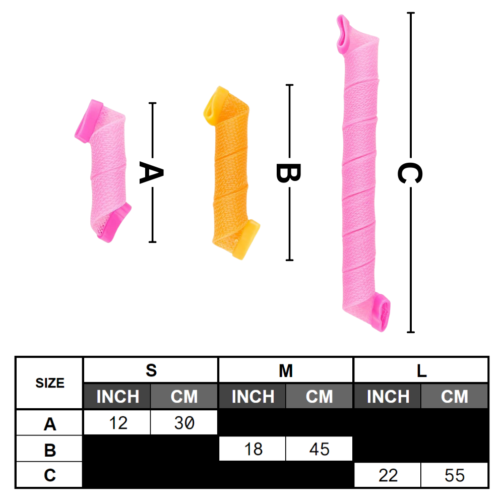Varmefritt krøllesett til håret
- Ozerty