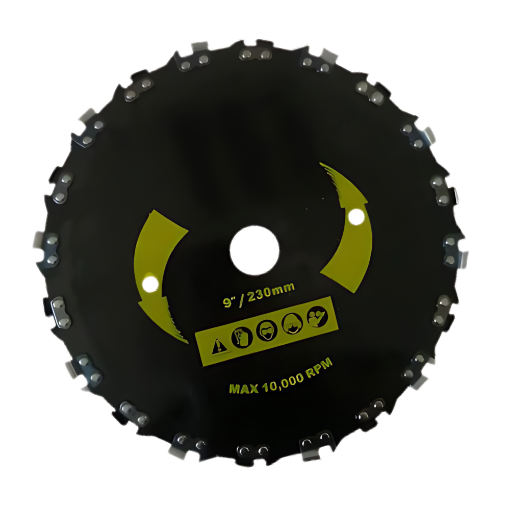 Trimmerhode i stål med høyt turtall
-9 tommer/230 mm - Ozerty