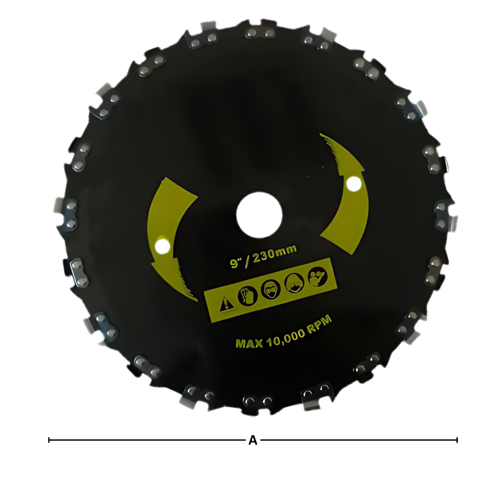 Trimmerhode i stål med høyt turtall
- Ozerty