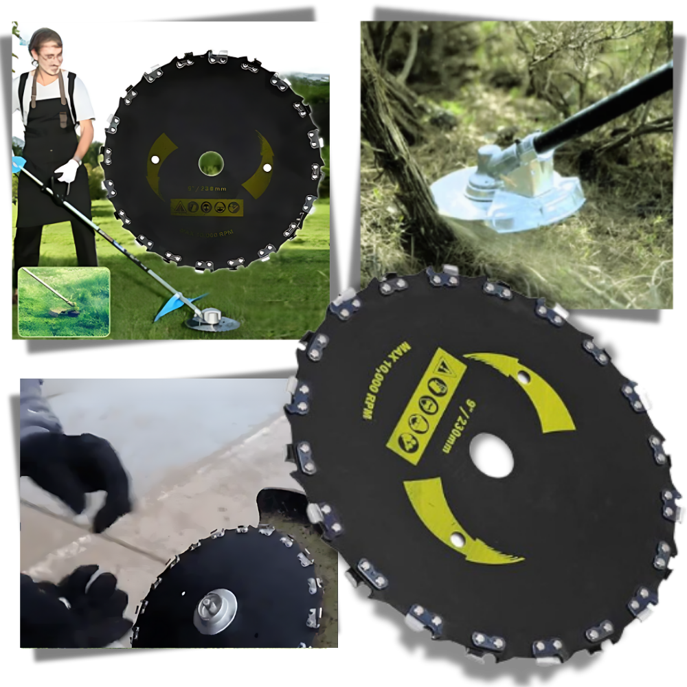 Trimmerhode i stål med høyt turtall
 - Ozerty