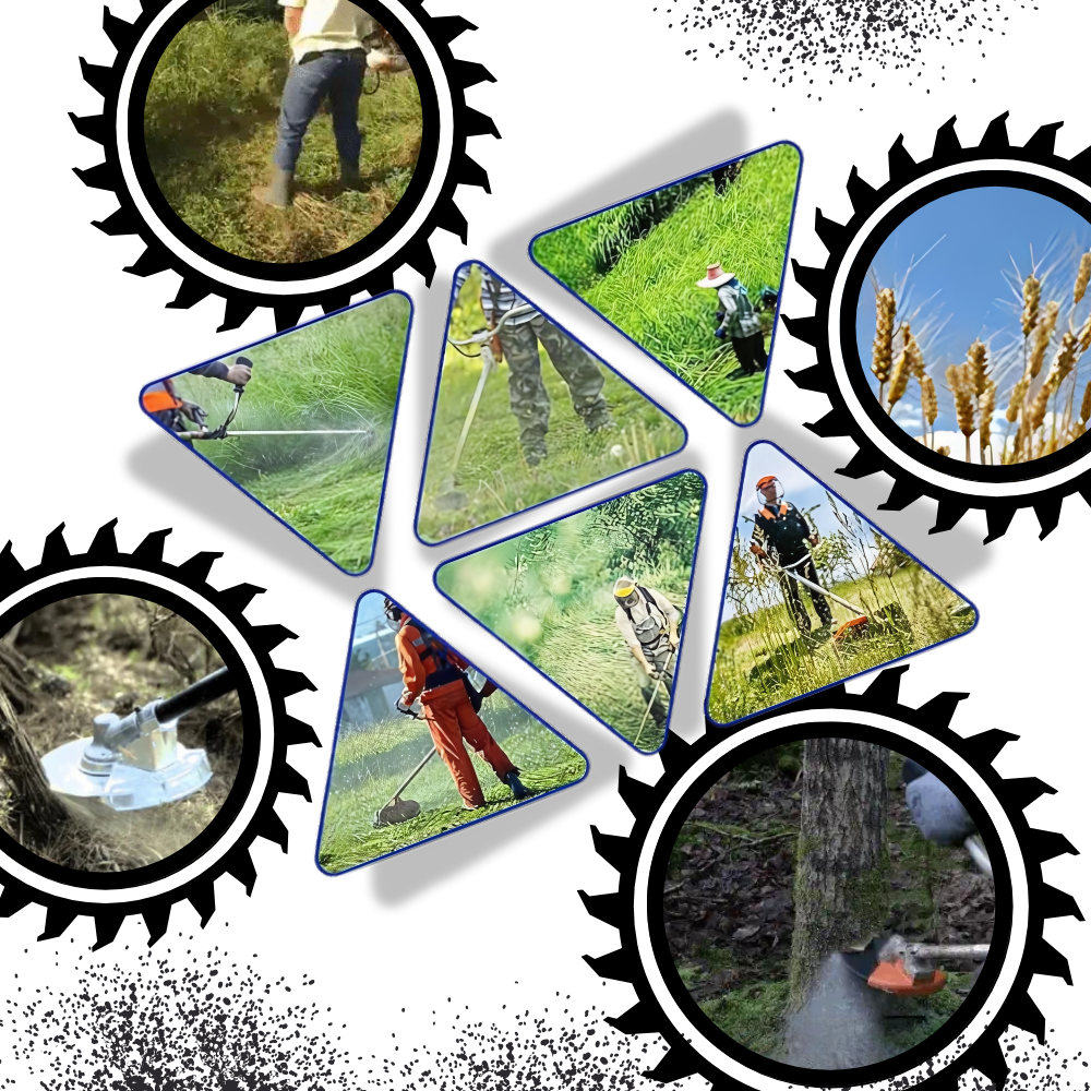 Trimmerhode i stål med høyt turtall
- Ozerty