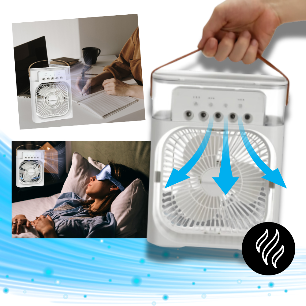 Hydrocooling lite bærbart klimaanlegg - Ozerty