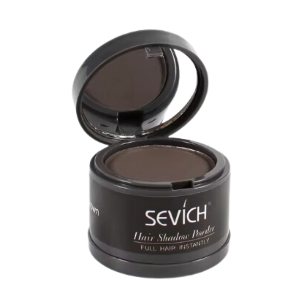 Øyeblikkelig Rotpudder Tildekning -Mørkebrun - Ozerty