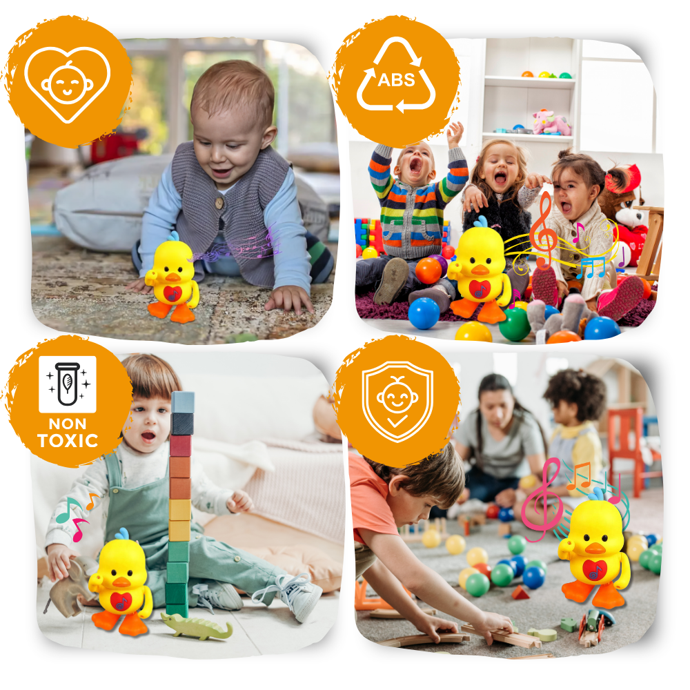 Interaktivt, lysende, dansende and leketøy
- Ozerty