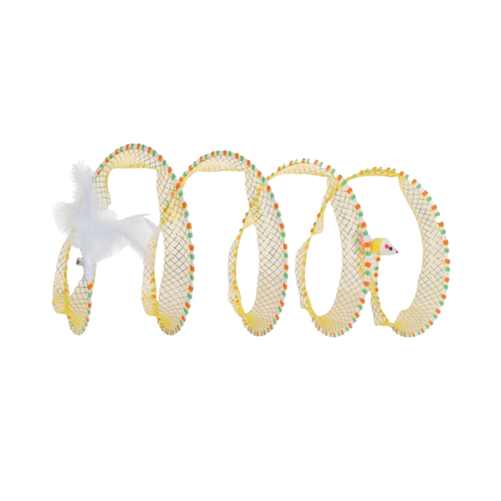 Interaktiv kompakt kattetunnel
-Gule striper - Ozerty