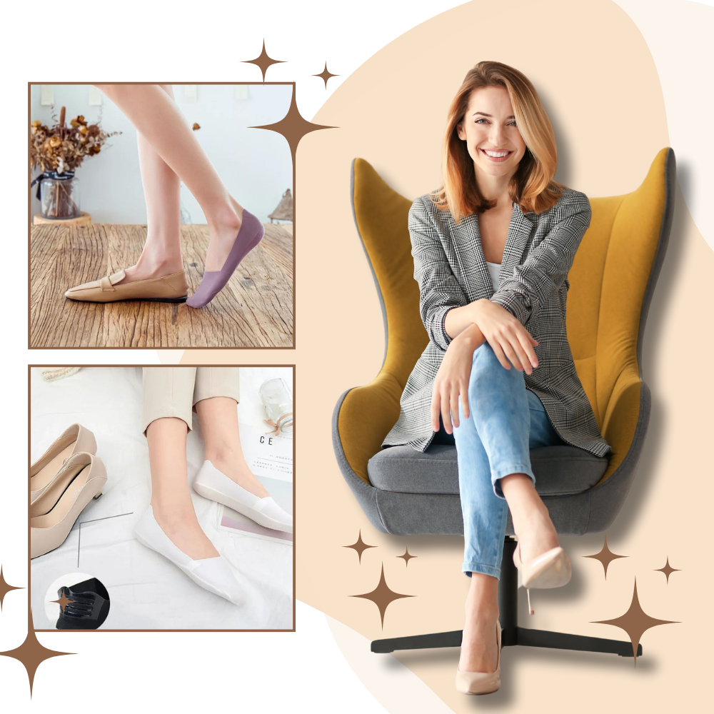 Usynlige Sklisikre Sokker - Ozerty