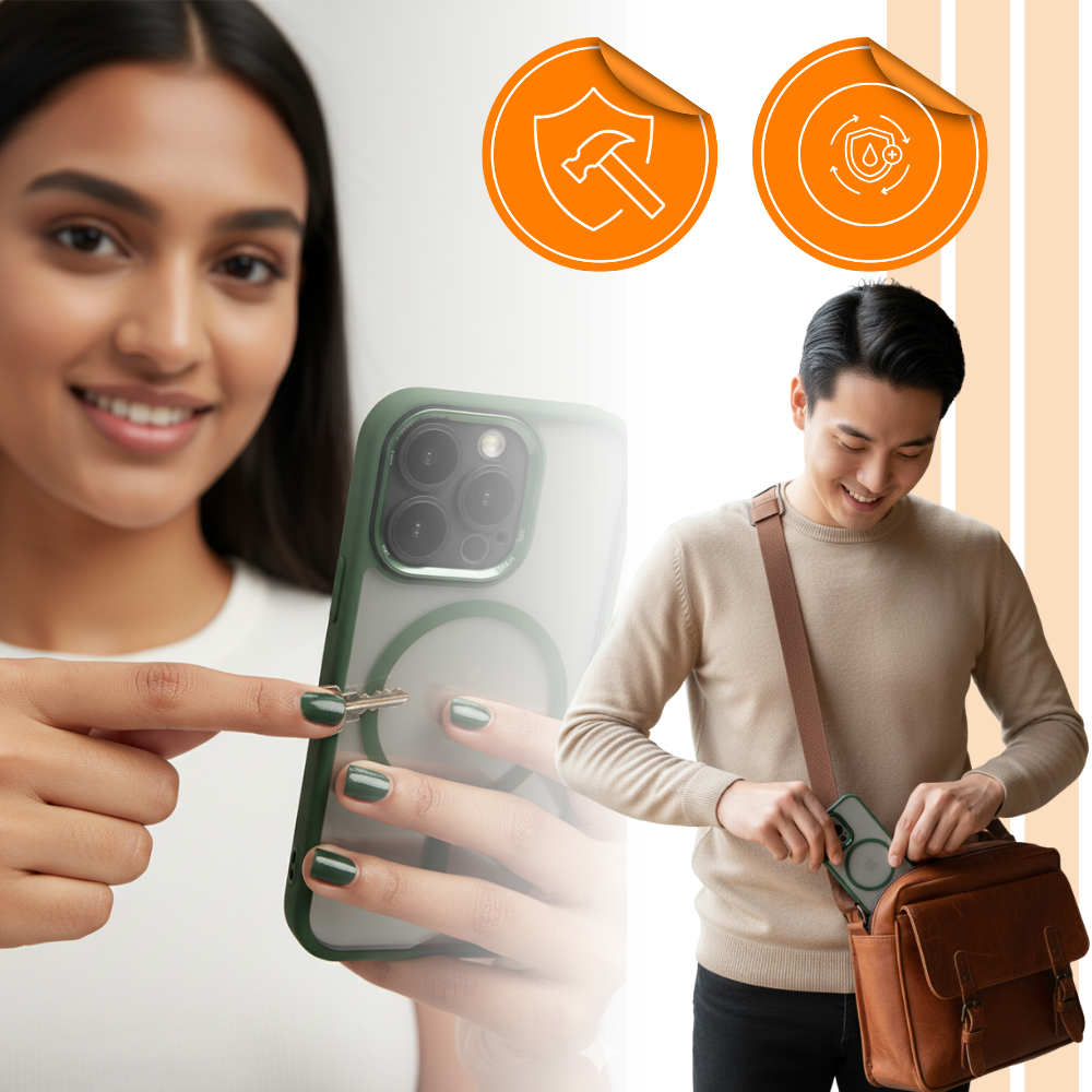 Iphone Magnetisk, Støtsikkert Deksel - Ozerty