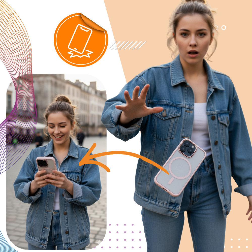 Iphone Magnetisk, Støtsikkert Deksel - Ozerty