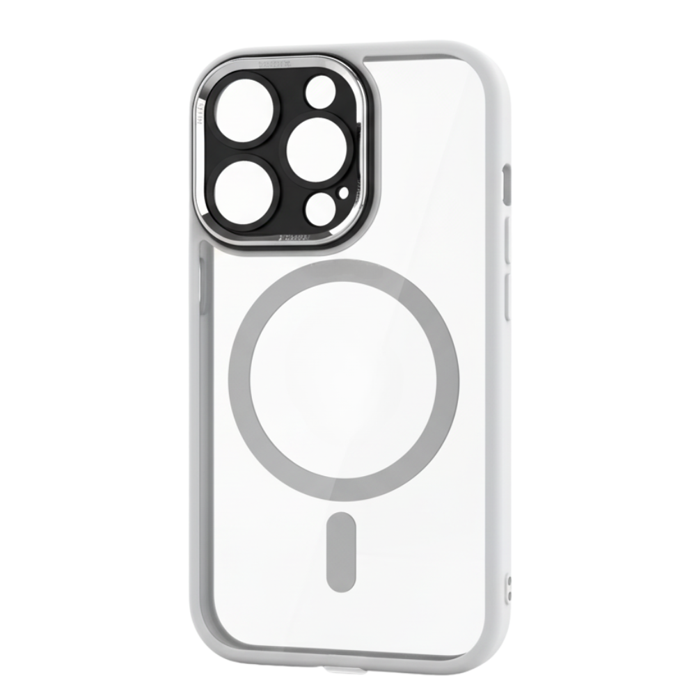 Iphone Magnetisk, Støtsikkert Deksel -Titan-Hvit - Ozerty