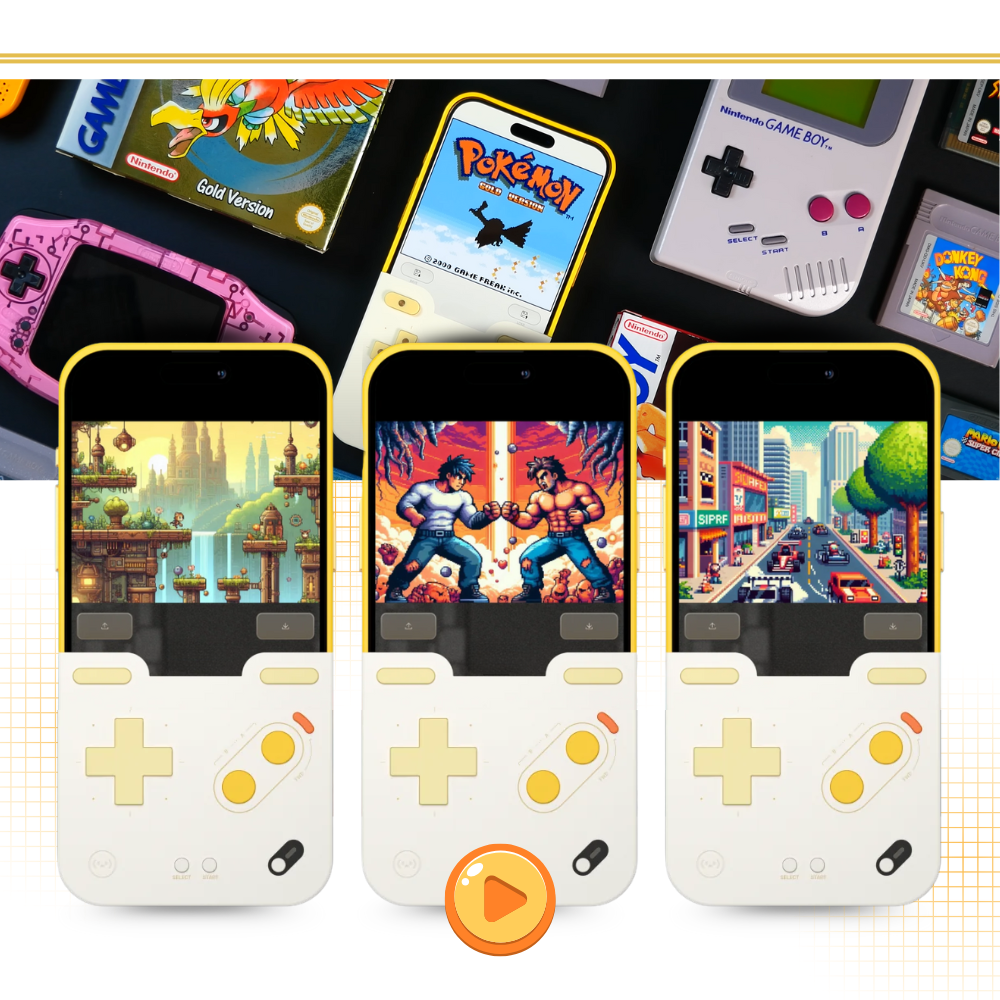 Iphone RetroCore Gaming-Etui - Ozerty