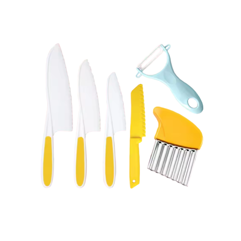 Barnevennlig Kjøkkenlekesett -Gul - Ozerty