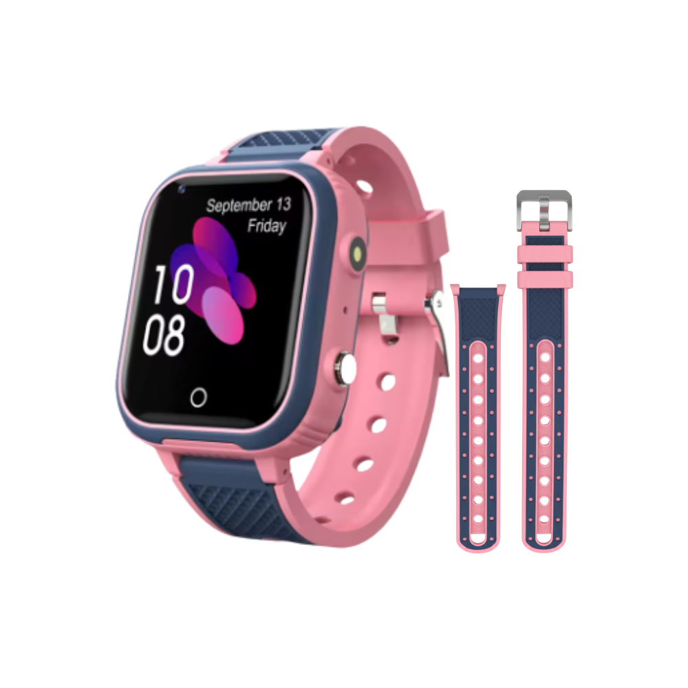Smart Overvåkningsklokke For Barn -Rosa - Ozerty